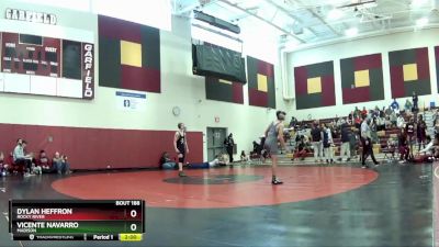 150 lbs Semifinal - Dylan Heffron, Rocky River vs Vicente Navarro, Madison