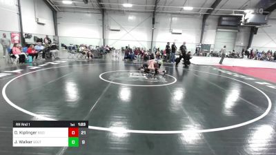 135 lbs Rr Rnd 1 - Dawson Kiplinger, Social Circle USA Takedown vs Jacob Walker, South Forsyth WAR Wrestling Club