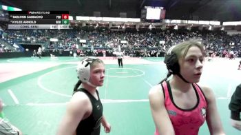 98 lbs Cons. Semi - Taelynn Camacho, PBW2 vs Kylee Arnold, WEWA