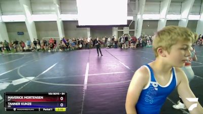 84 lbs Quarterfinal - Maverick Mortensen, UT vs Tanner Kunze, OR