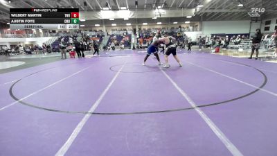 285 lbs Semifinal - Wilbert Martin, Texas Wesleyan vs Austin Foye, Central Methodist