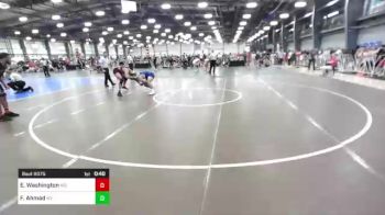 182 lbs Consi Of 32 #2 - Eric Washington, MD vs Farzad Ahmad, NY