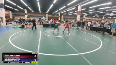 190 lbs Quarterfinal - Andy Santamari, Power Training Center vs Nehemiah Hayes, Finesse Wrestling Club