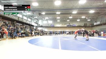 174 lbs Quarterfinal - Donavyn Watts, Findlay vs Cody Ueberroth, Davenport