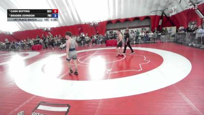 144 lbs 1st Place Match - Cash Botting, Team Nazar Training Center vs Braden Johnson, Pinnacle Wrestling Club
