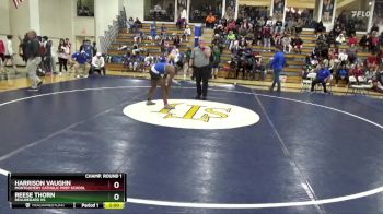 134 lbs Champ. Round 1 - Reese Thorn, Beauregard HS vs Harrison Vaughn, Montgomery Catholic Prep School