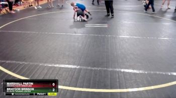 68 lbs Round 3 - Braydon Brinson, KC Elite Training Center vs Marshall Partin, Knights Youth Wrestling