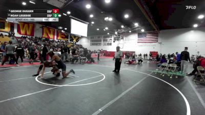 165 lbs Cons. Round 2 - Noah Legesse, Chaparral vs George Dugger, Chaparral