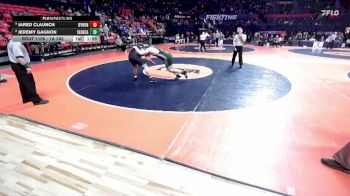 1A 285 lbs Champ. Round 1 - Jared Claunch, Byron vs Jeremy Gagnon, Seneca