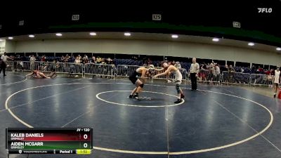 120 lbs Round 7 - Kaleb Daniels, Grimsley vs Aiden Mcgarr, Grimsley