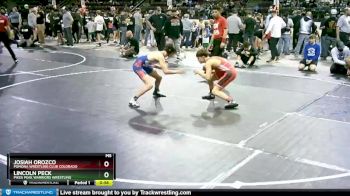 110 lbs Quarterfinal - Lincoln Peck, Pikes Peak Warriors Wrestling vs Josiah Orozco, Pomona Wrestling Club Colorado