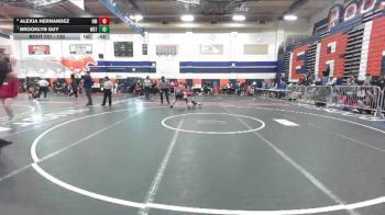 120 lbs 5th Place Match - Alexia Hernandez, Rio Mesa vs Brooklyn Guy, Westminster