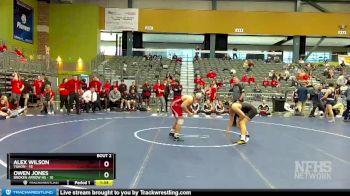 190 lbs Quarterfinals (8 Team) - Alex Wilson, Yukon vs Owen Jones, Broken Arrow Hs