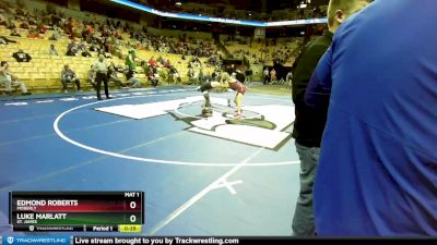 120 Class 2 lbs Cons. Round 1 - Edmond Roberts, Moberly vs Luke Marlatt, St. James