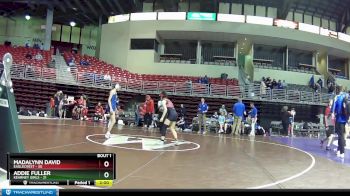 105 lbs Round 1 (8 Team) - Madalynn David, Eaglecrest vs Addie Fuller, Kearney Girls