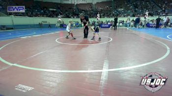 46 lbs Consi Of 16 #2 - Colton Contreras, Raw Wrestling Club vs Rhiller Ellison, El Reno Wrestling Club