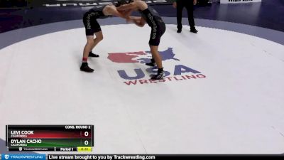 170 lbs Cons. Round 2 - Dylan Cacho, California vs Levi Cook, California