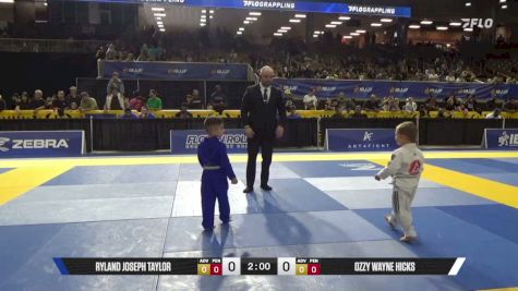 Ozzy Wayne Hicks vs Ryland Joseph Taylor 2026 Pan Kids Jiu-Jitsu IBJJF Championship