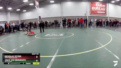 88 lbs 1st Place Match - Vince Von Bernewitz, Off Da Grid vs Nicholas Yetzer, Noke Wrestling RTC