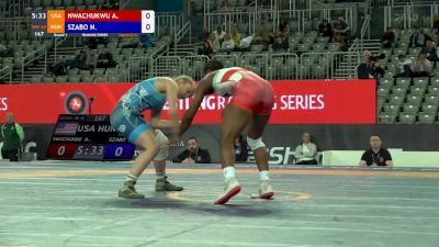 62 kg Round 1 - Adaugo Nwachukwu, USA vs Nikolett Szabo, HUN