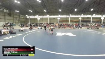 63 lbs Round 3 (3 Team) - Jullian Guillen, Fighting Squirrels vs Becken Thomas, Hawk WC