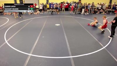 132 lbs Cons. Round 2 - Caiden Latch, IA vs Zachary Nelson, ND