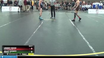 125 lbs Finals (2 Team) - Johnny Novak, Baldwin Wallace vs Brady Koontz, Dubuque