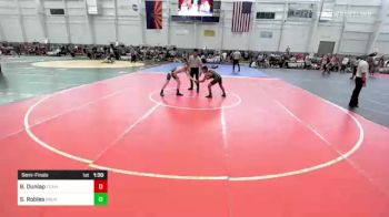 106 lbs Semifinal - Ben Dunlap, Team Alaska vs Steven Robles, RoughRiders