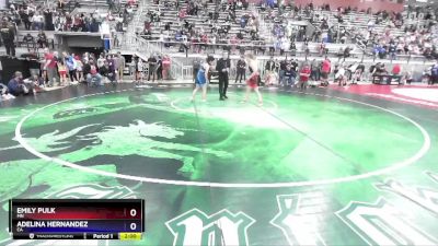 112 lbs Quarterfinal - Emily Pulk, MN vs Adelina Hernandez, CA