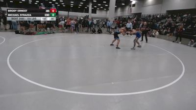 150 lbs Cons. Sub-rd Of 32 - Brody Ernest, Askren Wrestling Academy vs Michael Strazza, South Side Wrestling Club