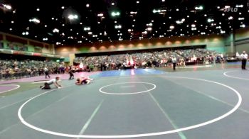 100 lbs Round Of 32 - Ella Kavanagh, Douglas vs Kinlee Brandley, Fremont