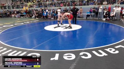 125 lbs Round 1 - Jacob Anderson, Avalanche Wrestling Association vs Michael Gesford, Chugach Eagles Wrestling Club