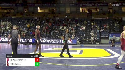 174 lbs Semifinal - Tate Piklo, Oklahoma vs Dj Washington, Indiana