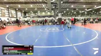 215 lbs Round 4 - John Drury, NOVA WC vs Drake Garrison, Shenandoah Valley Wrestling Cl