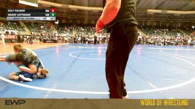 76 lbs Consi Of 8 #2 - Kolt Palmer, Roundtree Wrestling Academy vs Grant Lottmann, Greater Heights Wrestling