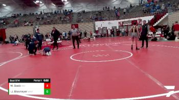 106 lbs Cons. Round 7 - John Bissmeyer, Fighting Irish WC vs Mason Goelz, Avon