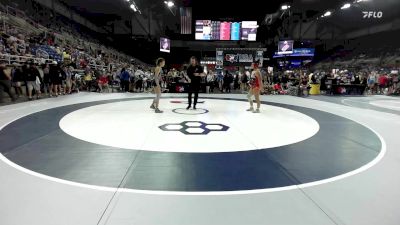 130 lbs Cons. Rd Of 64 - Loraine Durham, OH vs Marlena Gustafson, CA