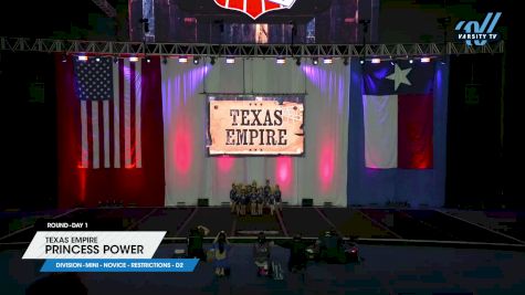 Texas Empire - Princess Power [2024 L1 Mini - Novice - Restrictions - D2 Day 1] 2024 NCA Lonestar Classic