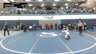 63 lbs Champ. Round 2 - Stihl Stephenson, Small Town Grims vs Dekker Davis, Brothers Of Steel Wrestling Club