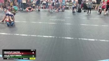 48-52 lbs Round 3 - Myles Wolf Gibson, Standfast vs Brantley Dalton, Cocoa Beach Wrestling Club