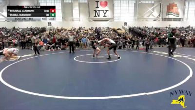 160 lbs Champ. Round 2 - Ismail Masoodi, Club Not Listed vs Michael Giannoni, Deep Roots Wrestling Club