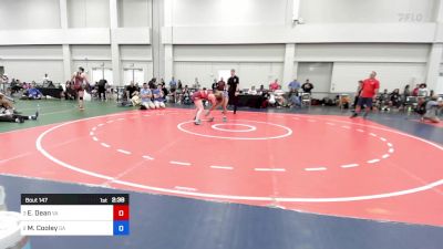 155 kg 1/2 Final - Eleanor Dean, Virginia vs Madison Cooley, Georgia