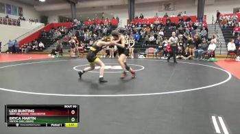 125 lbs Cons. Round 3 - Eryca Martin, Vinton-Shellsburg vs Lexi Bunting, West Delaware, Manchester