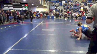 148 lbs Consy 6 - Maya Garcia, Buckhannon-Upshur-WV vs Elaina Ashby, Trinity