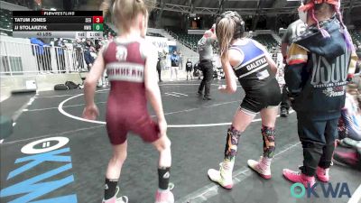 43 lbs Rr Rnd 1 - Tatum Jones, SE Girls vs JJ Stolarzyk, NW Girls