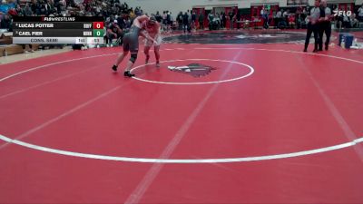 215 lbs Cons. Semi - Lucas Potter, Buffalo vs Cael Fier, Minneota