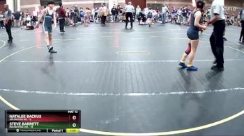 100 lbs Round 2 (4 Team) - Steve Barrett, Roundtree WA vs Natalee Backus, Arlington WC