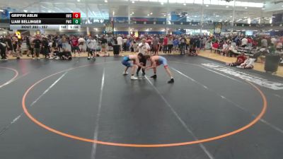 157 lbs Champ. Round 2 - Griffin Ablin, Howe Wrestling School vs Liam Bellinger, Unattached