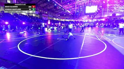73 lbs Consi Of 8 #1 - Mack Gladden, Arvada West vs Konrad Martland, Big Game WC MT
