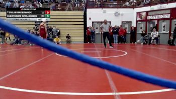 190 lbs Cons. Round 3 - Dylan Underwood, Taylor vs Christopher Tietz-Herrera, Portage High School